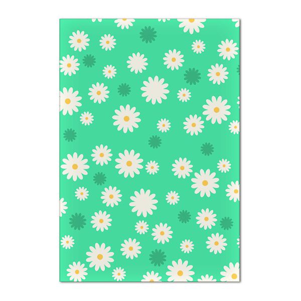 Painel Festa Retangular Tema Margarida Verde