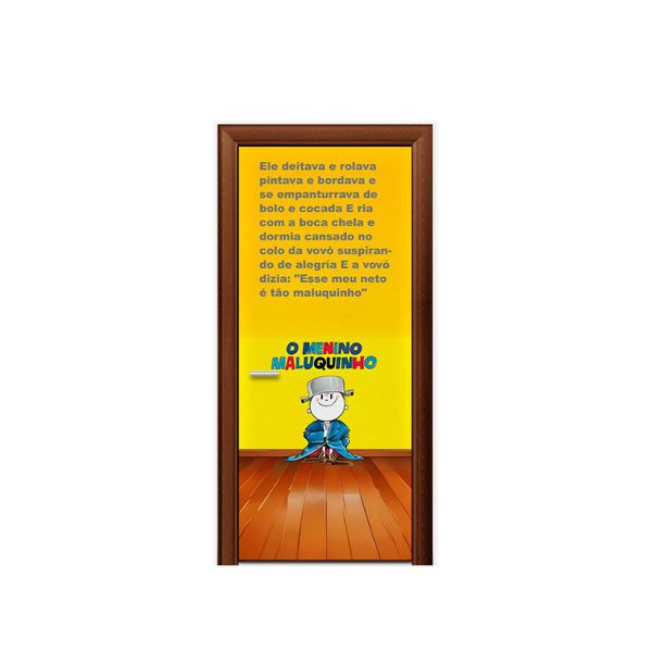Capa de Porta Veste Facil Com Elástico Tema Menino Maluquinho