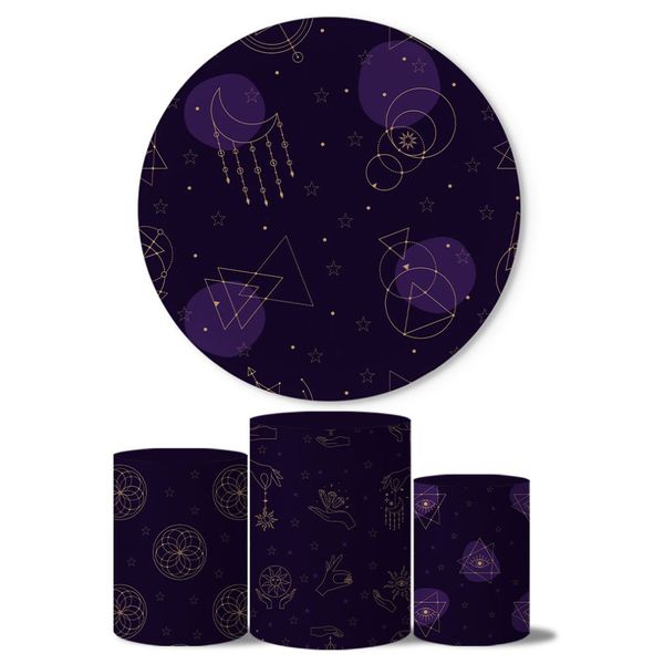 Kit Painel Cilindro Tema Mistico 2