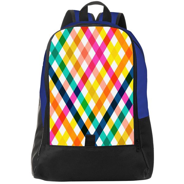 Mochila Escolar Geometric Estilo Conforto