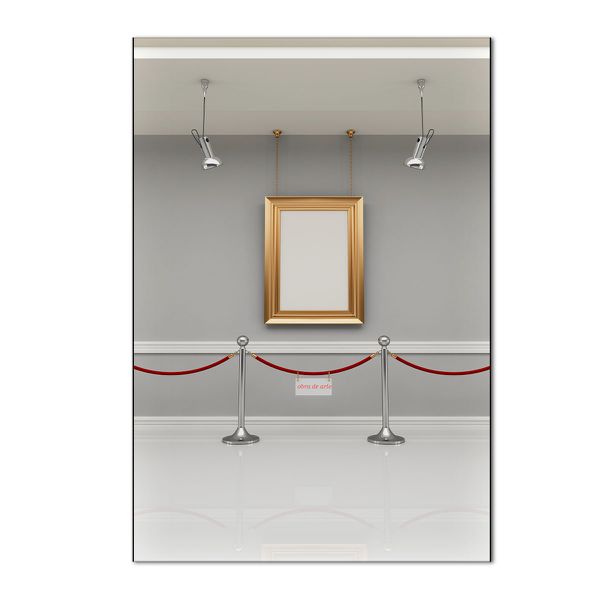 Painel Vazado Retangular Tema Museu