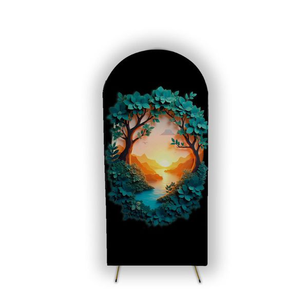 Capa Painel Romano Tema Natureza Papercut