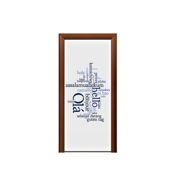Capa de Porta Veste Facil Com Elástico Tema Olá