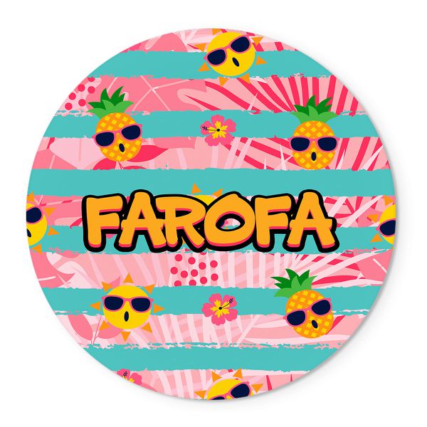 Painel Temático Farofa Rosa Veste Fácil C/ Elastico