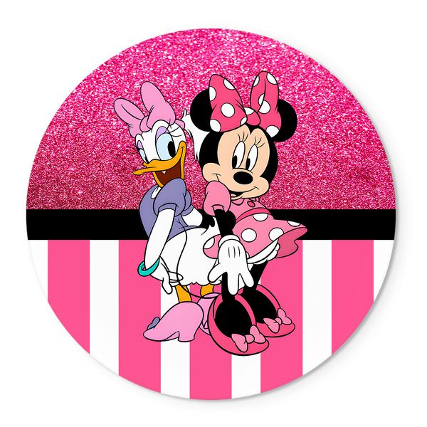 Painel Temático Minnie e Margarida Veste Fácil C/ Elástico
