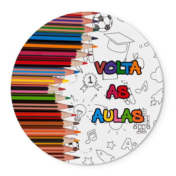 Painel Temático Volta ás Aulas 2 Veste Fácil C/ Elástico 