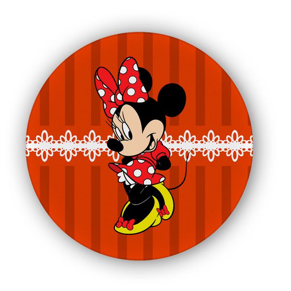 Painel Temático Minnie Fofa Veste Fácil C/ Elástico