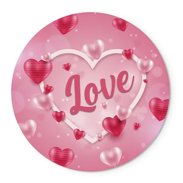 Painel Temático Dia dos Namorados Love Rosa Veste Fácil C/ Elástico