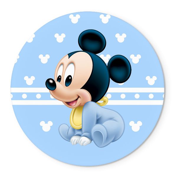 Painel Temático Mickey Baby Veste Fácil C/ Elástico 