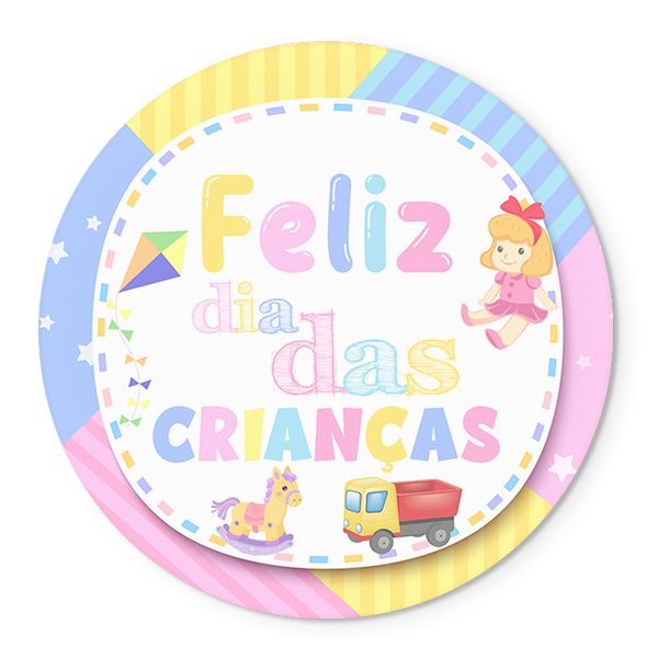 Painel Temático Dia das Crianças 6 Veste Fácil C/ Elástico