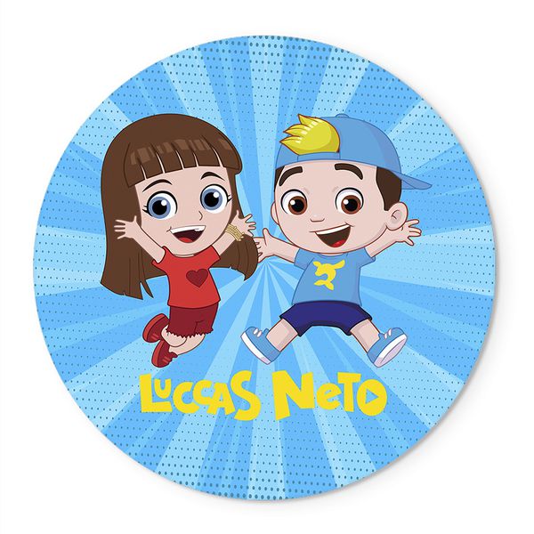 Painel Temático Luccas Neto Veste Fácil C/ Elástico