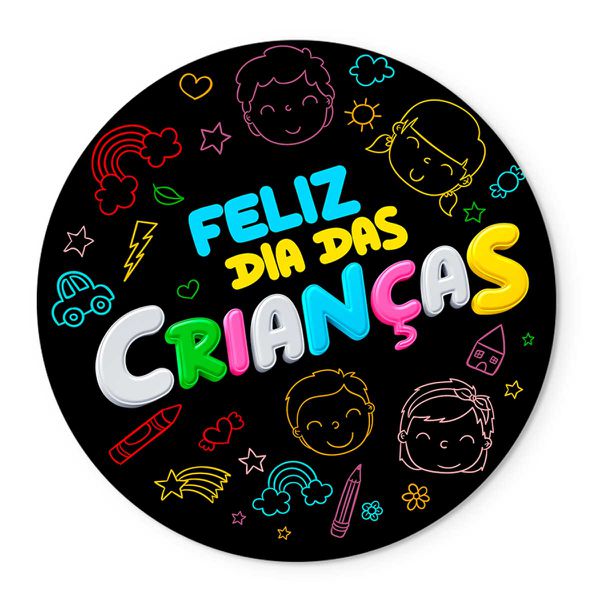 Painel Temático Dia das Crianças 8 Veste Fácil C/ Elástico