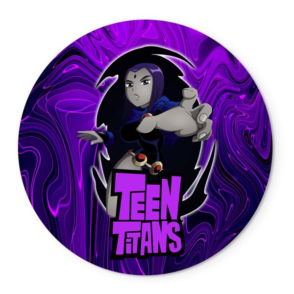 Painel Temático Teen Titans Ravena Veste Fácil C/ Elástico