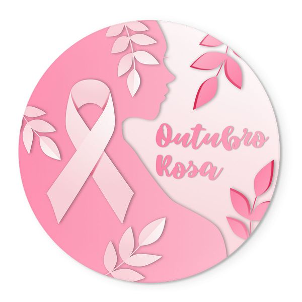 Painel Temático Outubro Rosa Veste Fácil C/ Elástico