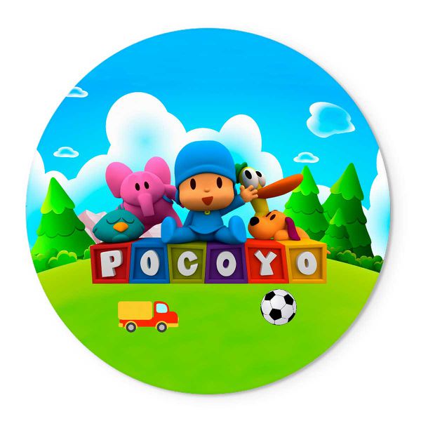 Painel Temático Pocoyo Arvores Veste Fácil C/ Elástico