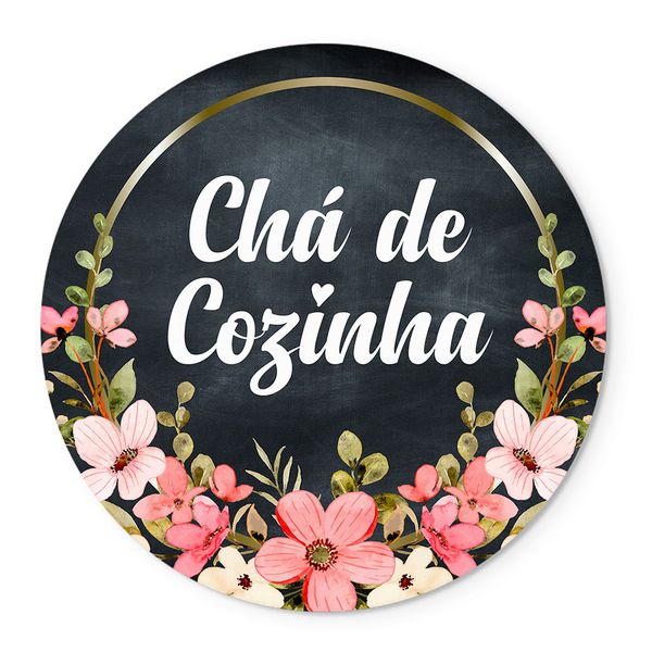 Painel Temático Chá de Cozinha 1 Veste Fácil C/ Elástico