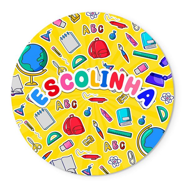 Painel Temático Escolinha Veste Fácil C/ Elástico