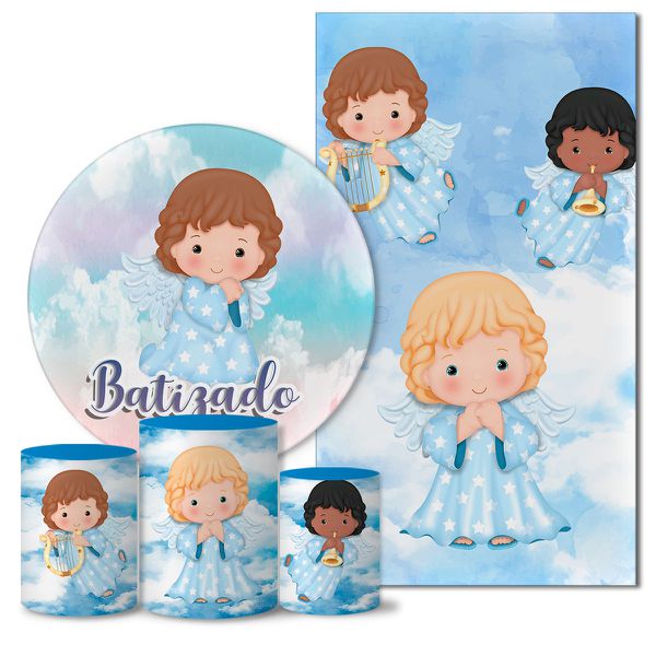 Trio Capas + Painéis Casado Batizado 3 Veste Facil 