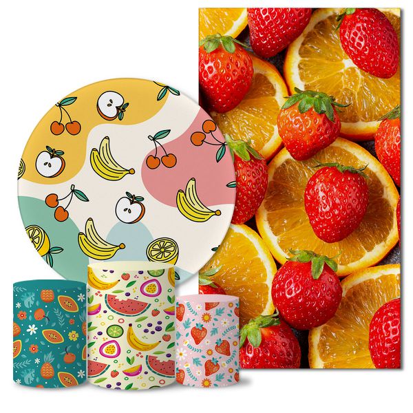 Trio Capas + Painéis Casado Frutas Veste Fácil 