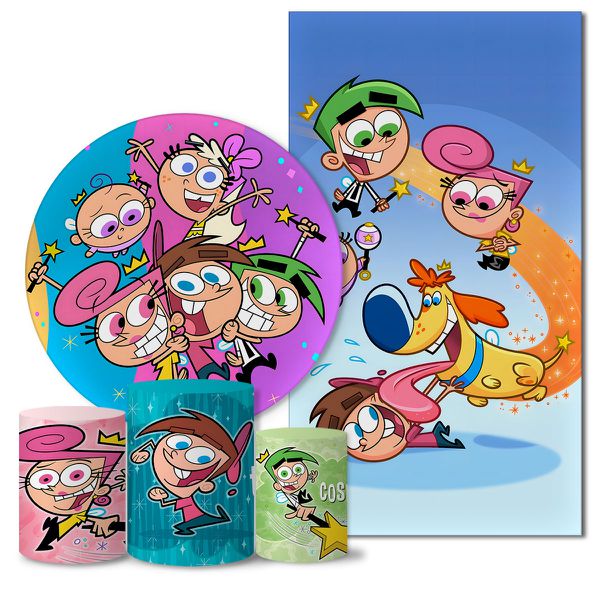 Trio Capas + Painéis Casado Padrinhos Mágicos Veste Fácil 