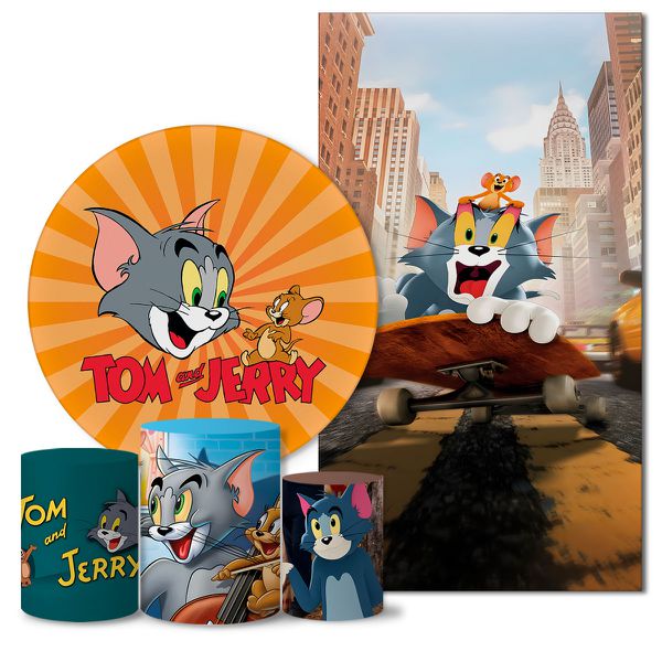 Trio Capas + Painéis Casado Tom e Jerry Veste Facil 