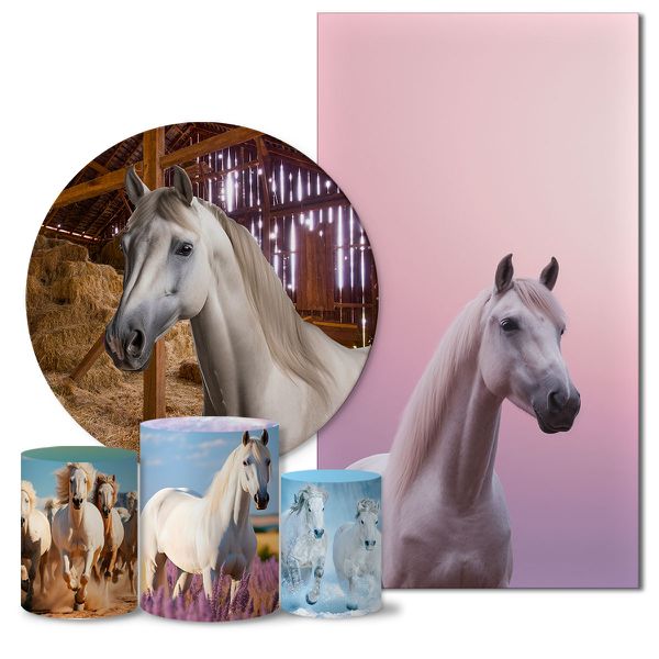 Trio Capas + Painéis Casado Cavalo Branco Veste Fácil