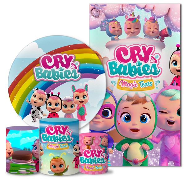 Trio Capas + Painéis Casado Tema Cry Babies Veste Fácil