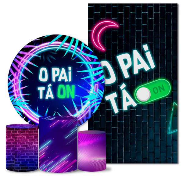 Trio Capas + Painéis Casado O Pai Tá On Veste Fácil