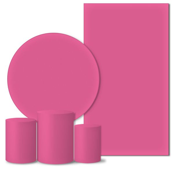 Trio Capas + Painéis Casado Rosa Veste Fácil 