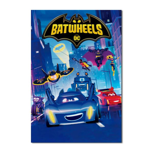 Painel Festa Retangular Batwheels