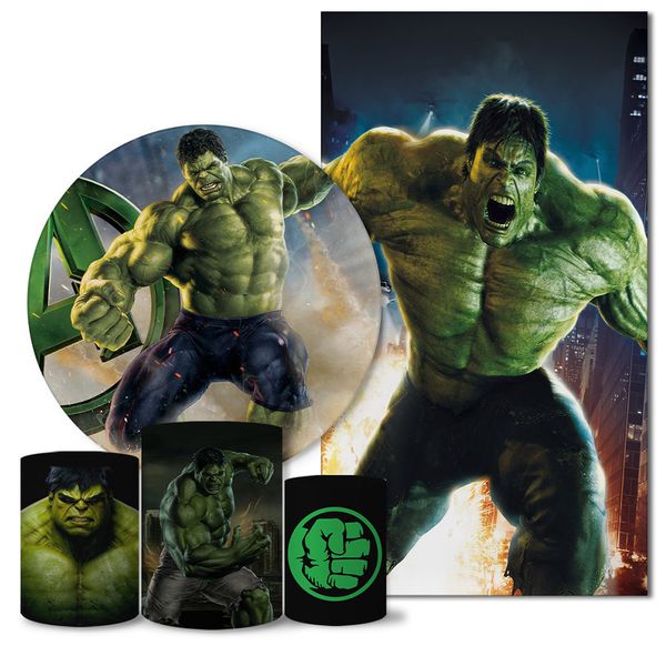 Trio Capas + Painéis Casado Tema Hulk Veste Fácil