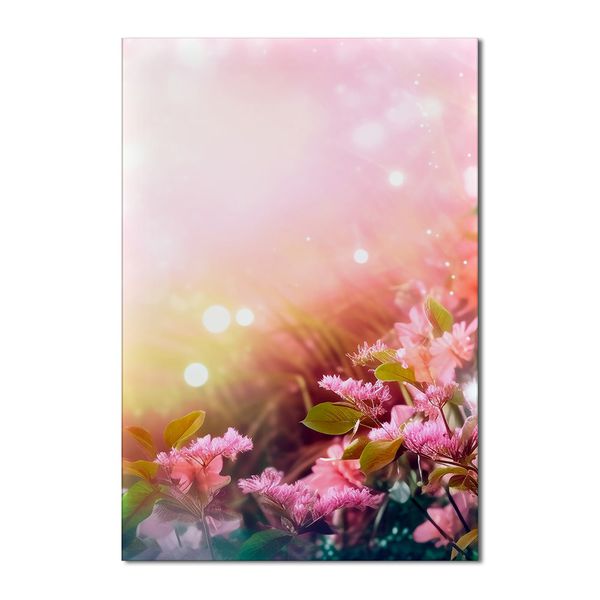 Painel Festa Retangular Jardim Flores