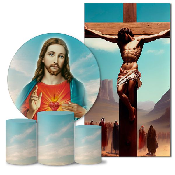 Trio Capas + Painéis Casado Jesus Cristo Veste Fácil