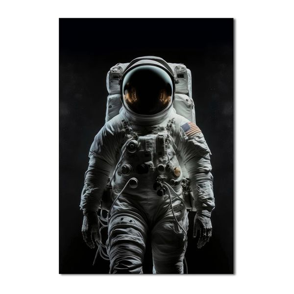 Painel Festa Retangular Astronauta Galáxia