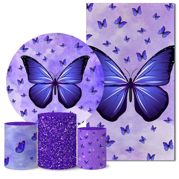 Trio Capas + Painéis Casado Borboleta Roxa Veste Fácil