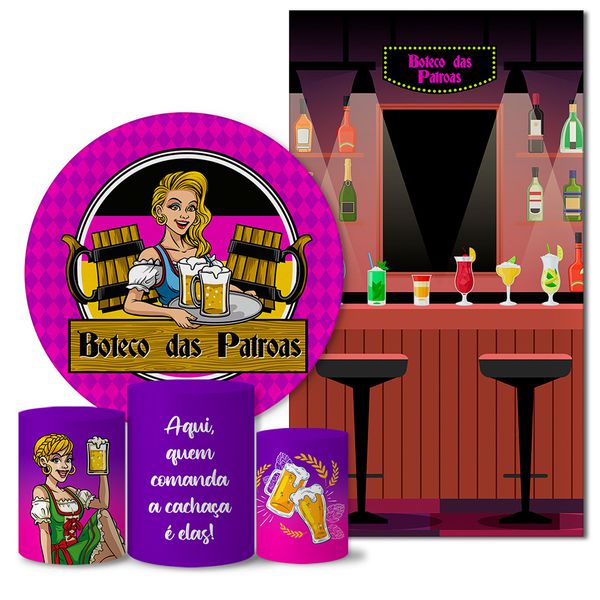 Trio Capas + Painéis Casado Boteco das Patroas Veste Fácil