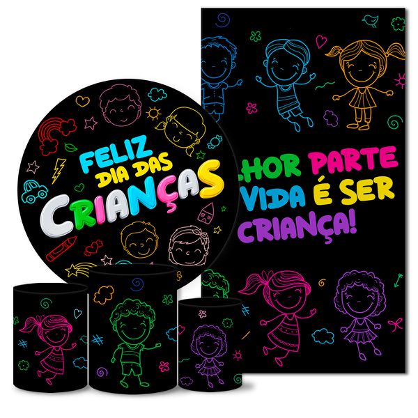 Trio Capas + Painéis Casado Dia das Crianças 8 Veste Fácil