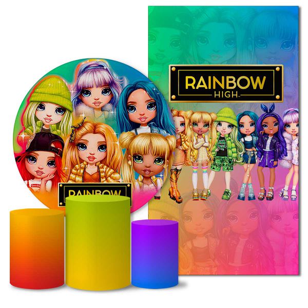 Trio Capas + Painéis Casado Rainbow High 2 Veste Fácil