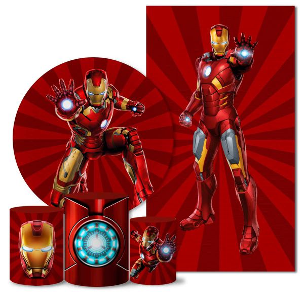 Trio Capas + Painéis Casado Homem de Ferro 2 Veste Fácil