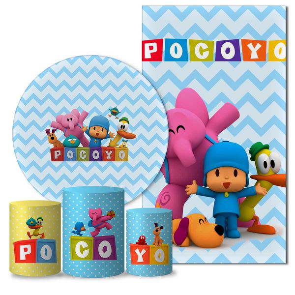 Trio Capas + Painéis Casado Pocoyo Veste Fácil