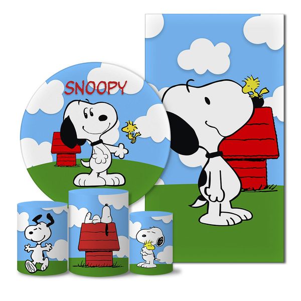 Trio Capas + Painéis Casado Tema Snoopy Veste Fácil