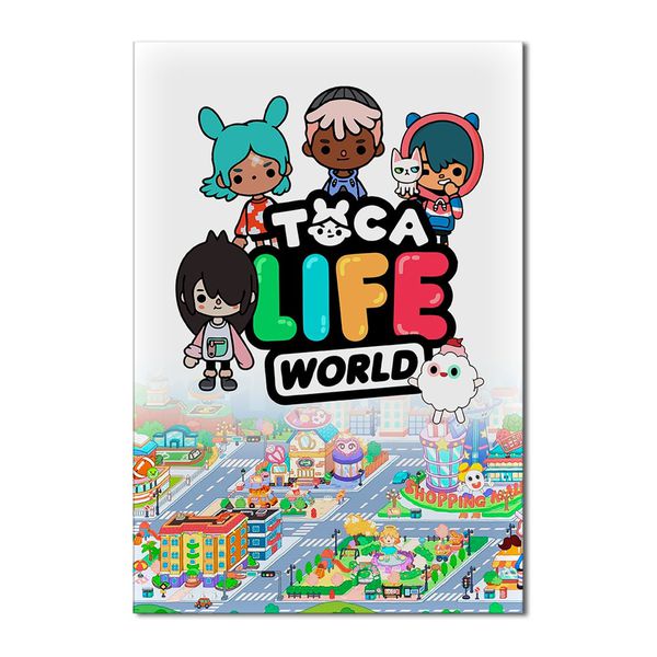 Painel Festa Retangular Toca Life 2