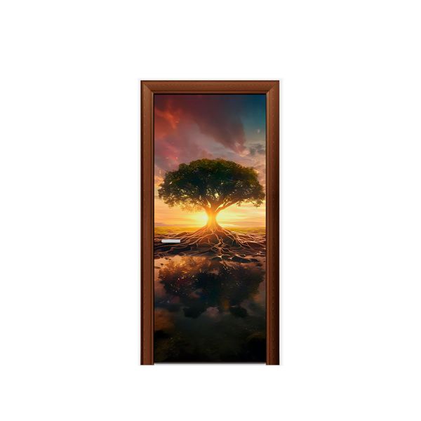 Capa de Porta Veste Facil Com Elástico Tema Arvore da Vida