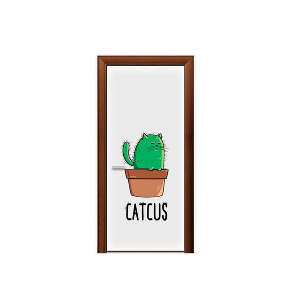 Capa de Porta Tema Cat Cus