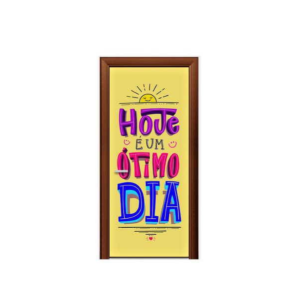 Capa de Porta Tema Otimo Dia 2