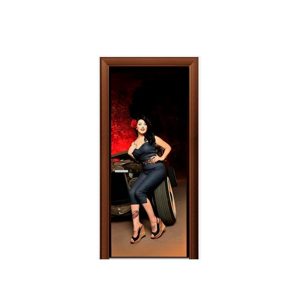 Capa de Porta Veste Facil Com Elástico Tema Pin Up