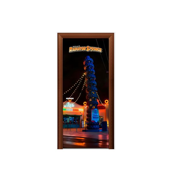 Capa de Porta Tema Radiator Springs