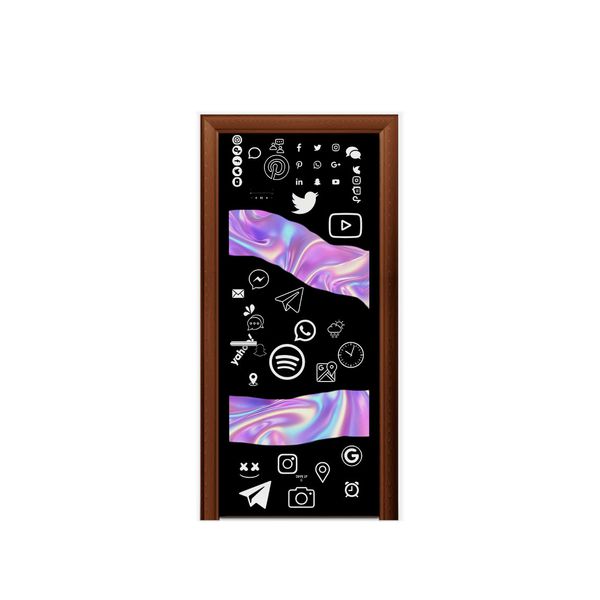 Capa de Porta Veste Facil Com Elástico Tema Redes Sociais