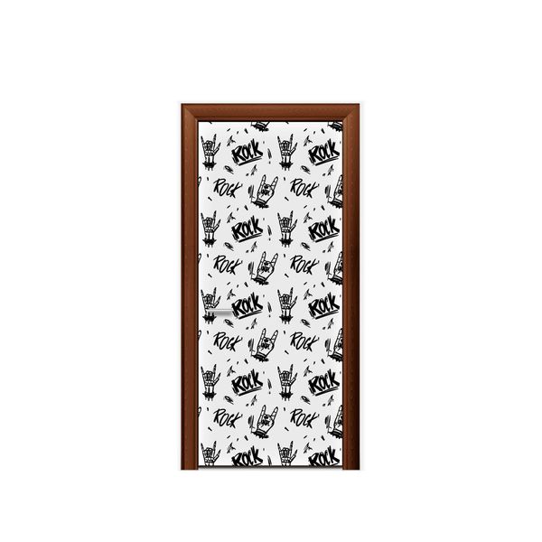 Capa de Porta Veste Facil Com Elástico Tema Rock 2