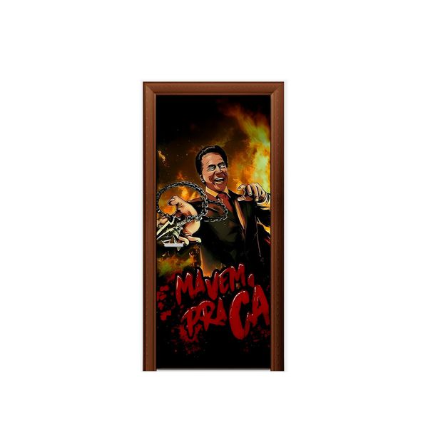 Capa de Porta Veste Facil Com Elástico Tema Silvio Má Vem Pra Cá
